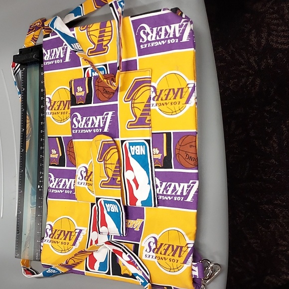 NWOT Lakers handcrafted bag. - Picture 5 of 7